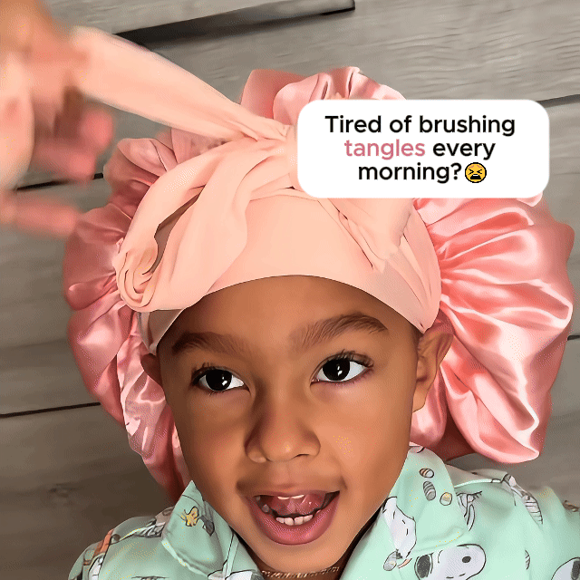 100% Pure Silk Hair Protection Bonnet