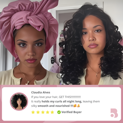 100% Pure Silk Hair Protection Bonnet