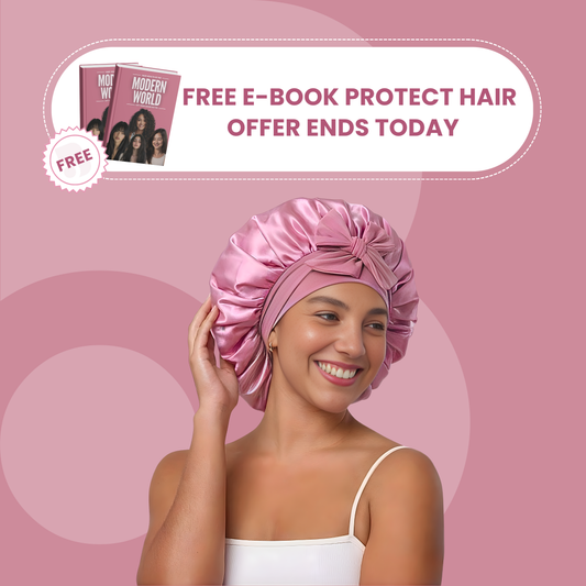 100% Pure Silk Hair Protection Bonnet