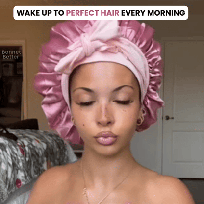 100% Pure Silk Hair Protection Bonnet